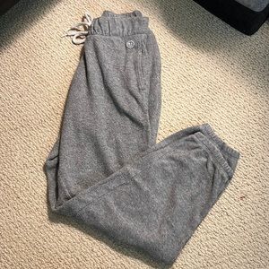 hollister gilly hicks fleecy sweatpants SIZE: small